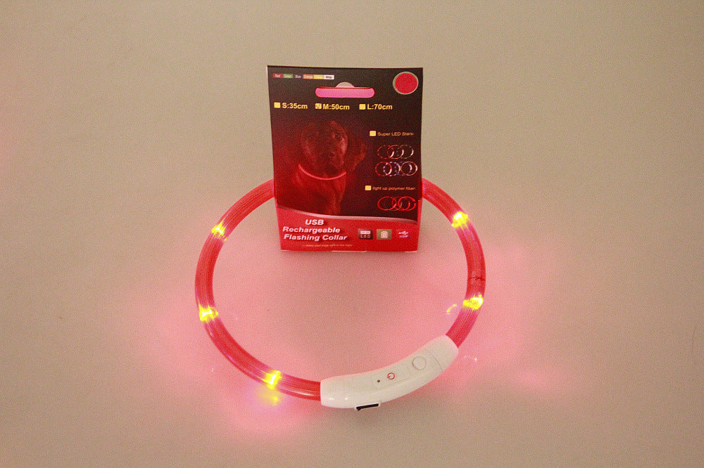 Flashing Safety Dog Collar - Pawlunexa