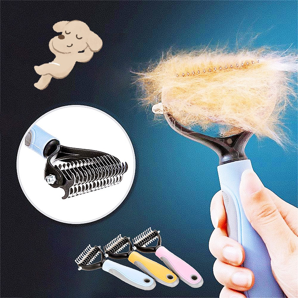 Stainless Pet Brush for Shedding - Pawlunexa