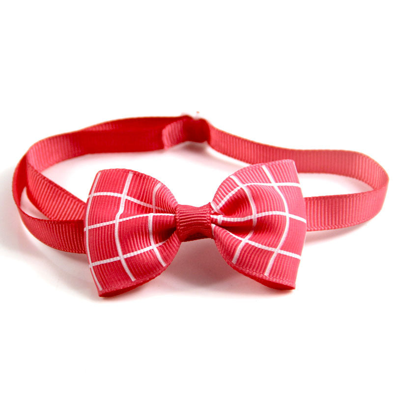 Fashionable Plaid Pet Scarf - Pawlunexa