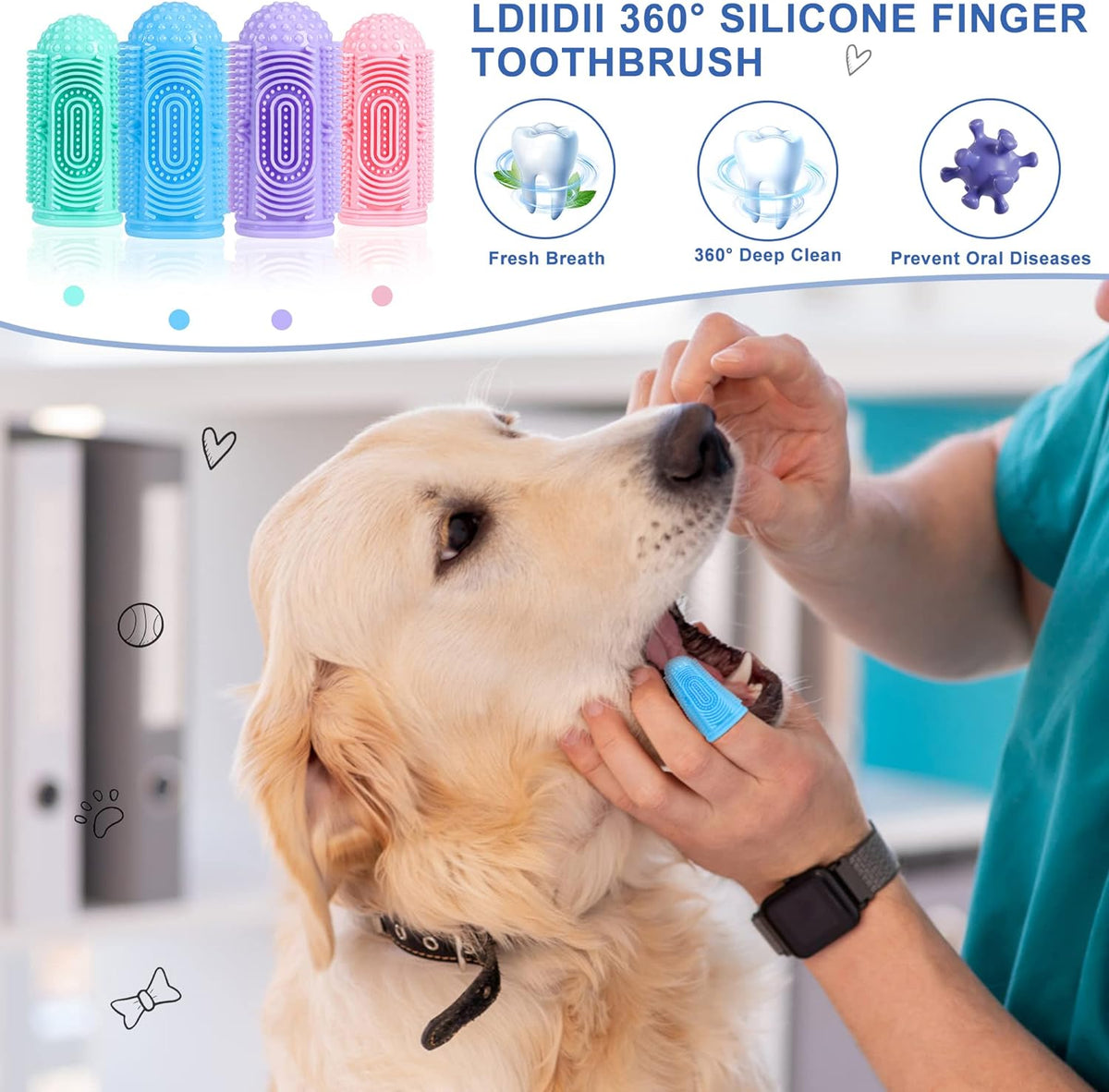 Dog Toothbrush Kit - Pawlunexa