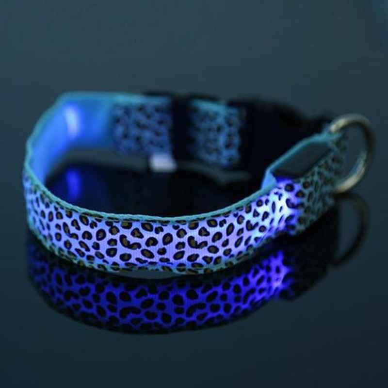 LED dog collar safety
