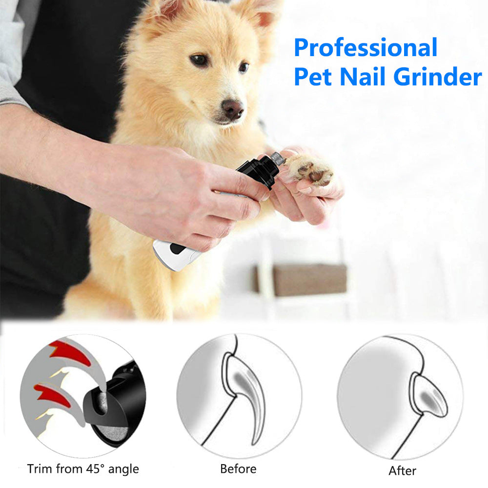 rechargeable electric dog nail clippers - Pawlunexa