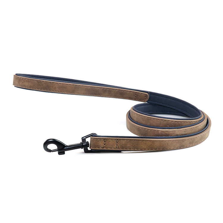 Durable Leather Dog Leash - Pawlunexa