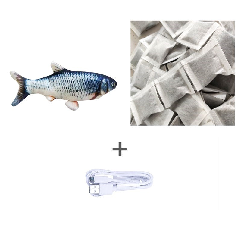 Simulation Electric Fish Toy for Cats - Pawlunexa