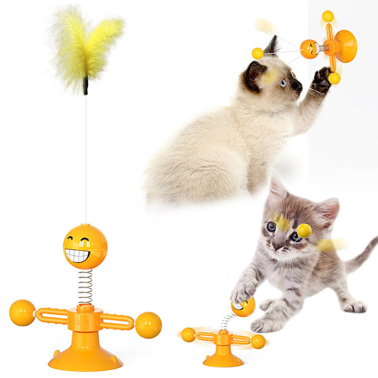 Cat Rotating Windmill Toy - Pawlunexa