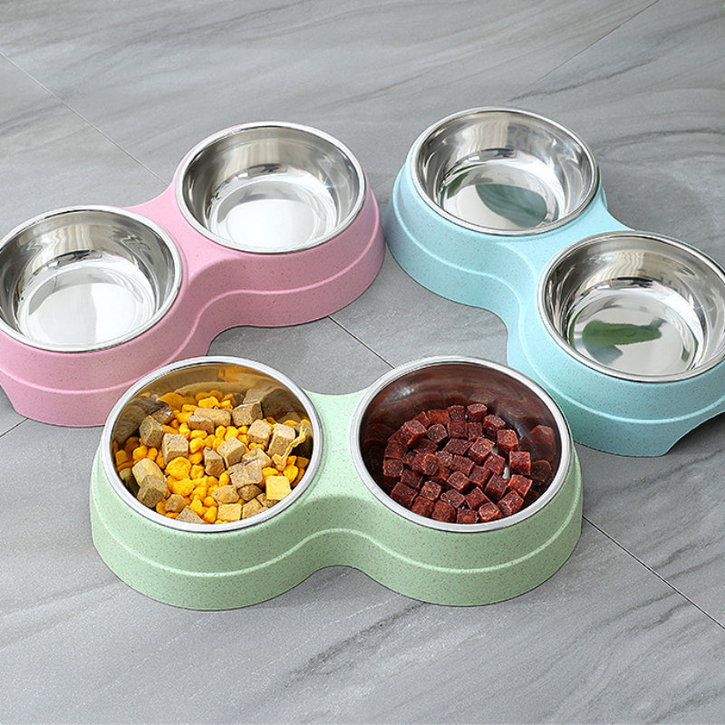 double pet bowls for dogs - Pawlunexa