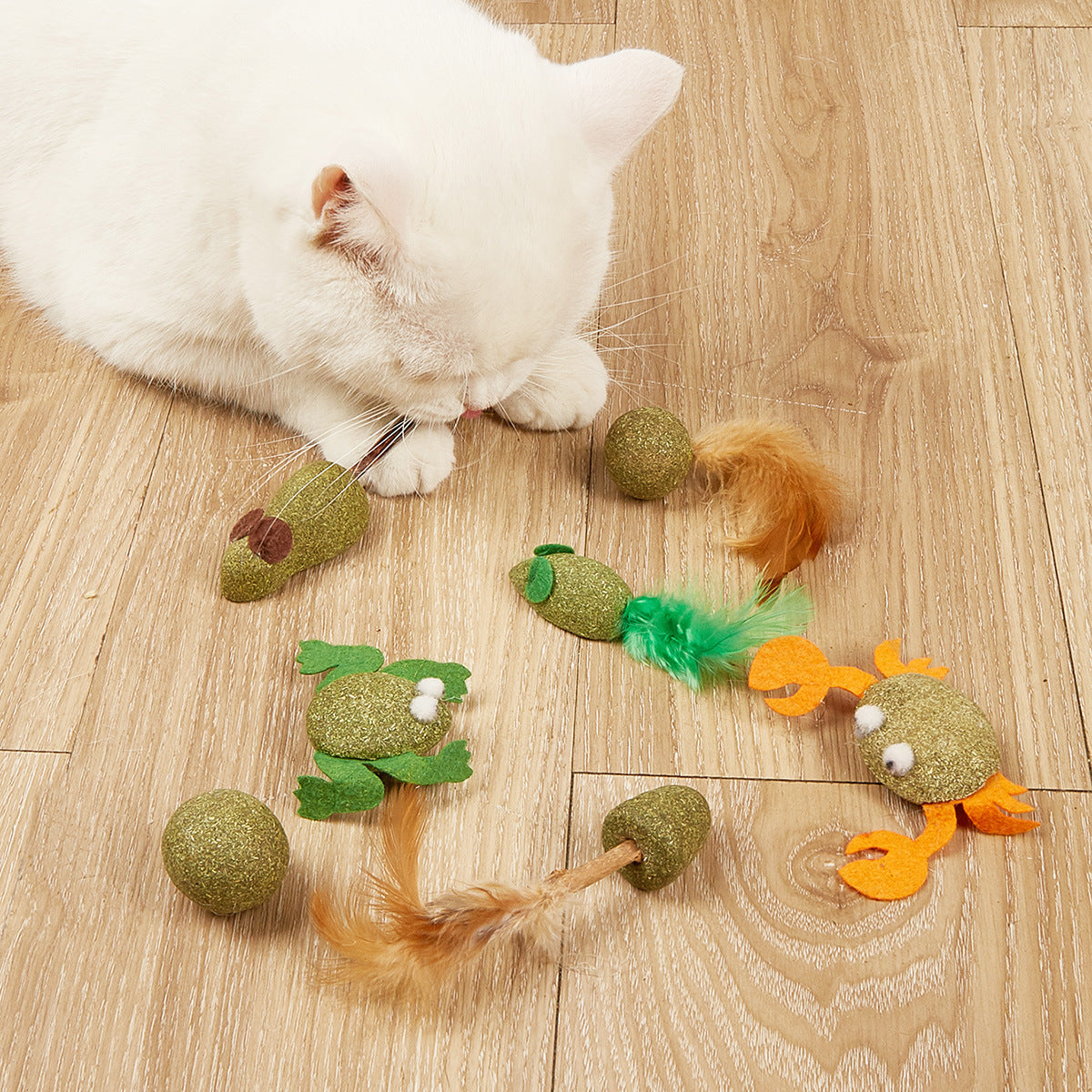 Wooden Catnip Chew Toys