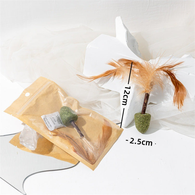 Wooden Catnip Chew Toys