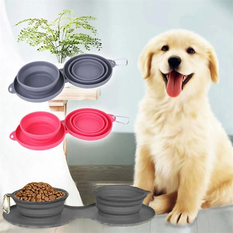 Foldable Pet Feeding Bowls - Pawlunexa
