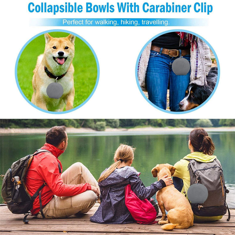 Foldable Pet Feeding Bowls - Pawlunexa