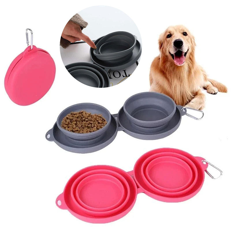 Foldable Pet Feeding Bowls - Pawlunexa