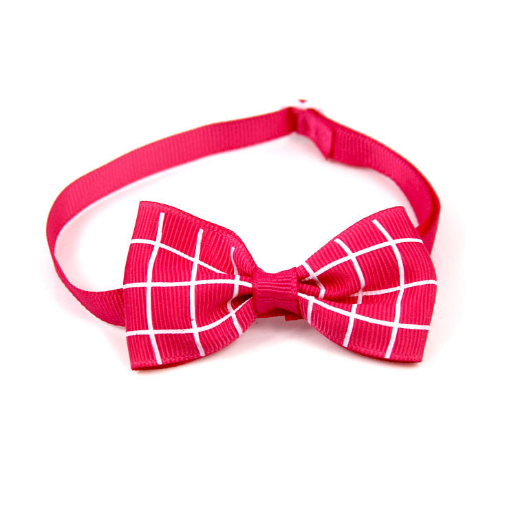 Fashionable Plaid Pet Scarf - Pawlunexa