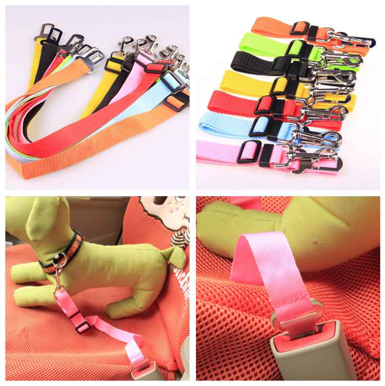 Adjustable Dog Car Safety Seat Belt