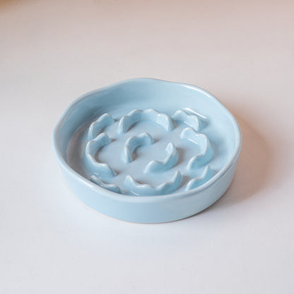 Ceramic Slow Feeder Pet Bowl