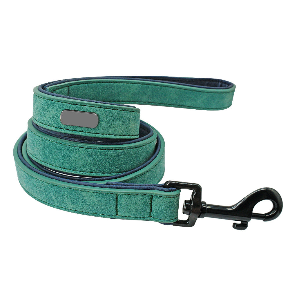 Durable Leather Dog Leash - Pawlunexa