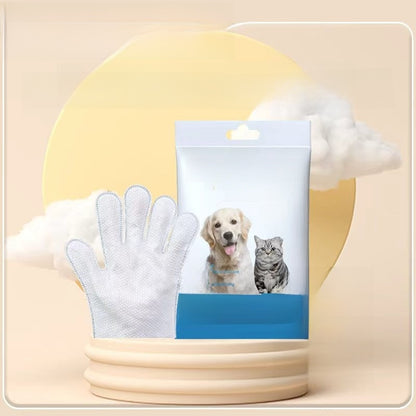 Pet cleaning gloves