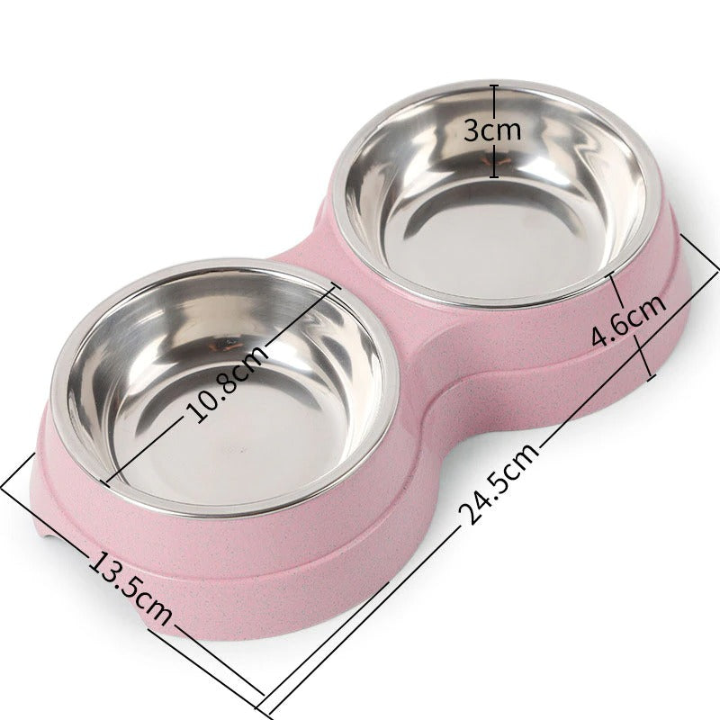 double pet bowls for dogs - Pawlunexa
