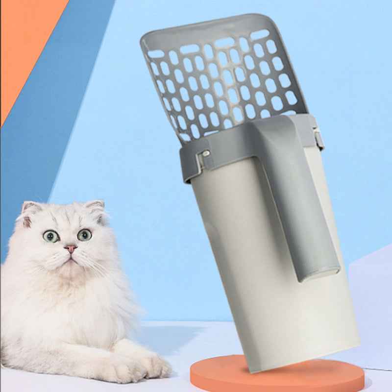 Integrated Cat Litter Shovel Set