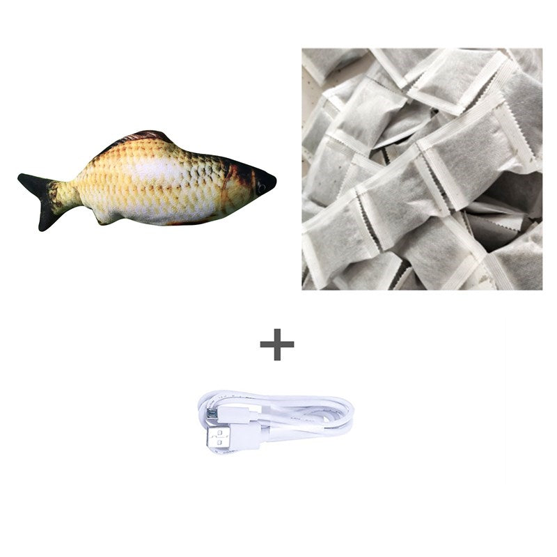 Simulation Electric Fish Toy for Cats - Pawlunexa