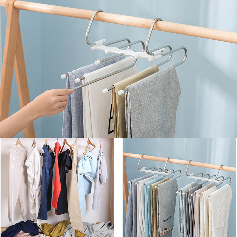 5-in-1 Multi-functional Wardrobe Hanger - Pawlunexa