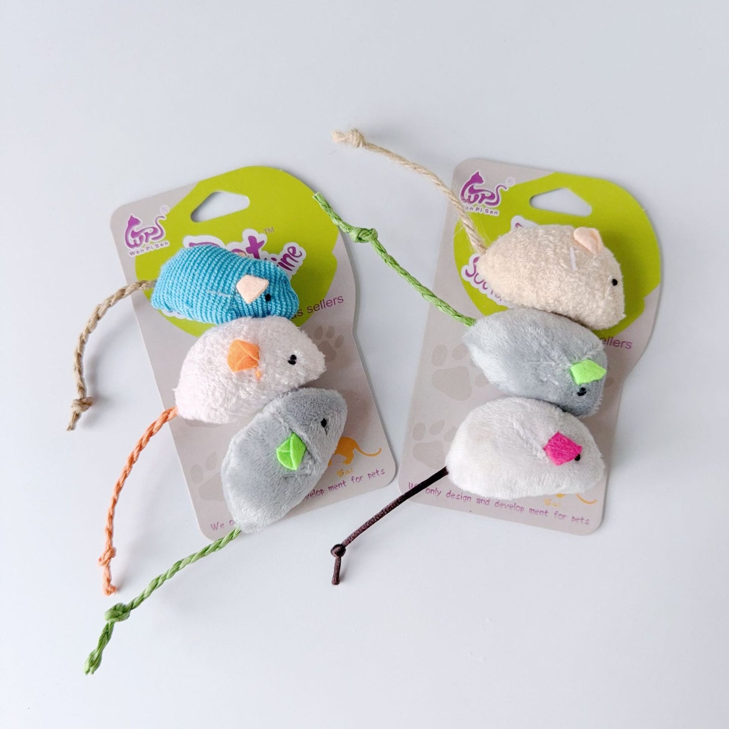 Plush Catnip Mouse Chew Toys
