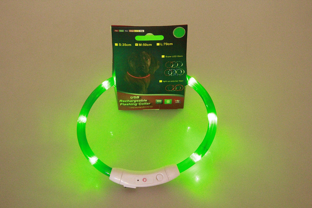 Flashing Safety Dog Collar - Pawlunexa