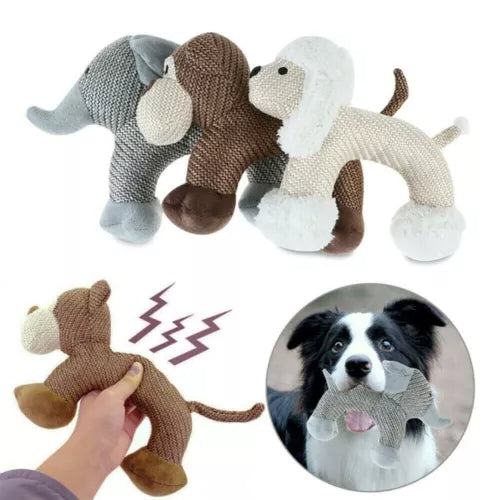 Durable Dog Squeaky Toy - Pawlunexa