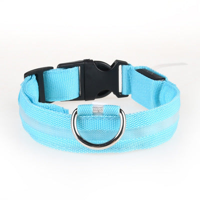 LED Pet Dog Collar Night Safety