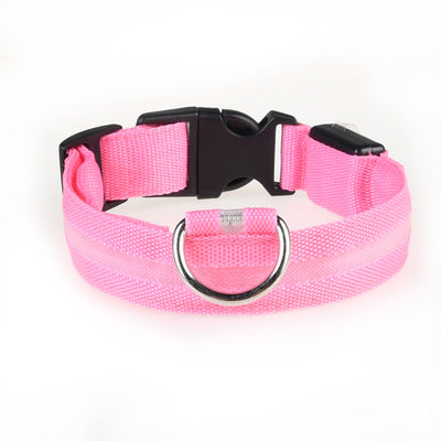 LED Pet Dog Collar Night Safety