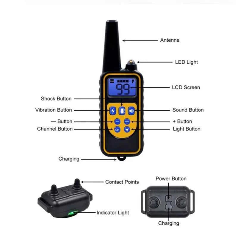 Waterproof Electric Dog Training Collar - Transform Your Dog's Behavior
