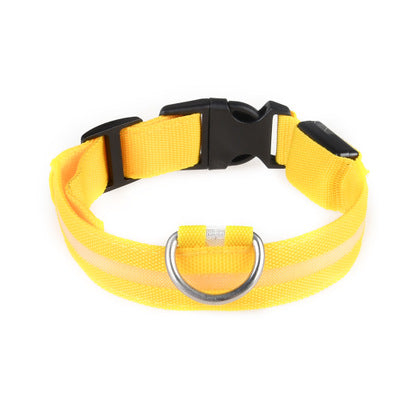 LED Pet Dog Collar Night Safety