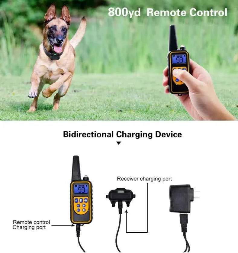 Waterproof Electric Dog Training Collar - Transform Your Dog's Behavior