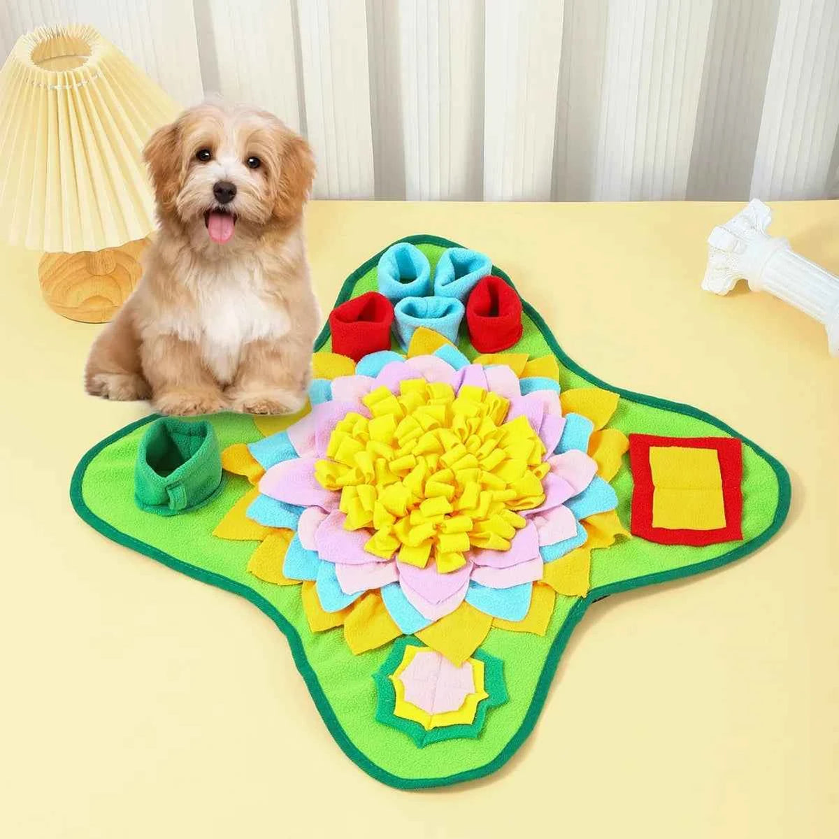 Engaging Interactive Snuffle Mat for Dogs - Enhance Your Pup's Playtime & Foraging Skills