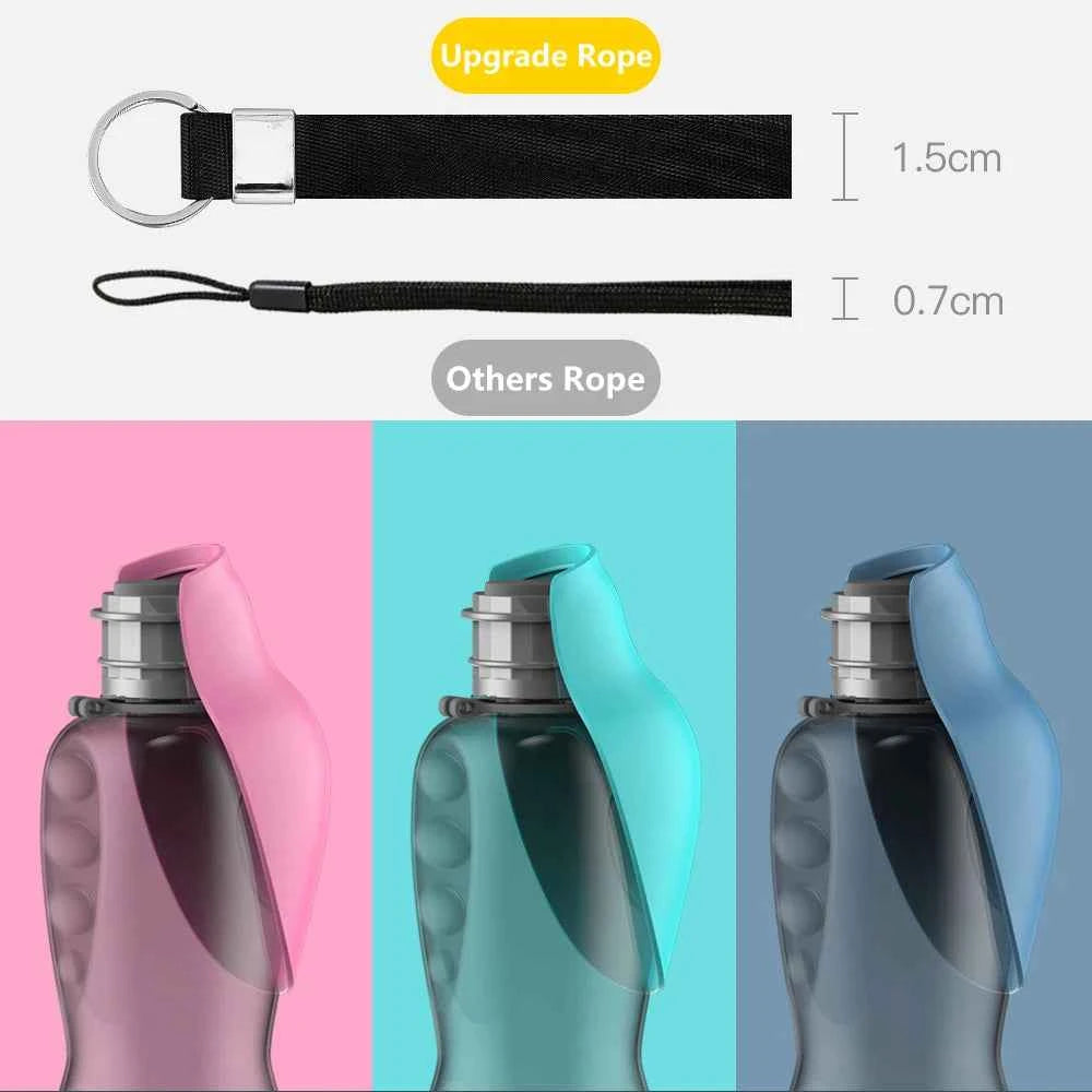 Stay Hydrated on the Go: Portable Dog Water Bottle 800ML for Active Dogs