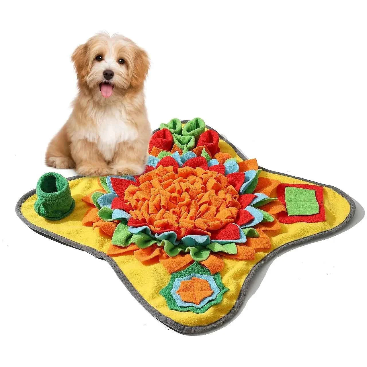 Engaging Interactive Snuffle Mat for Dogs - Enhance Your Pup's Playtime & Foraging Skills