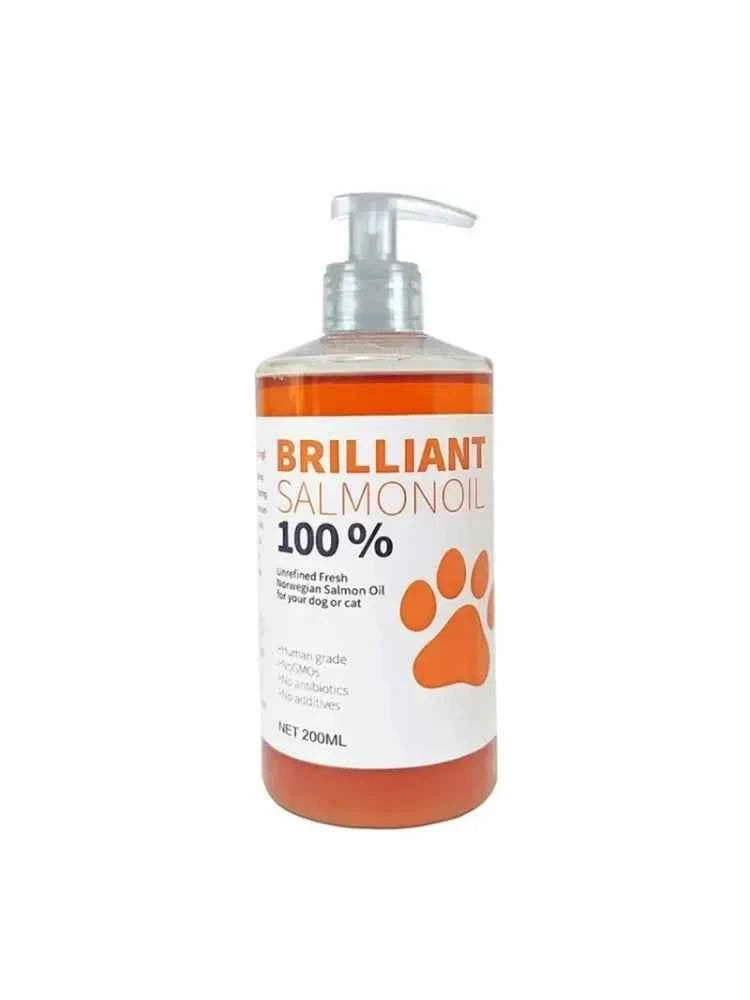Nourish Your Pets with 200ml Salmon Fish Oil for Pets – Packed with 21 Omega Fatty Acids