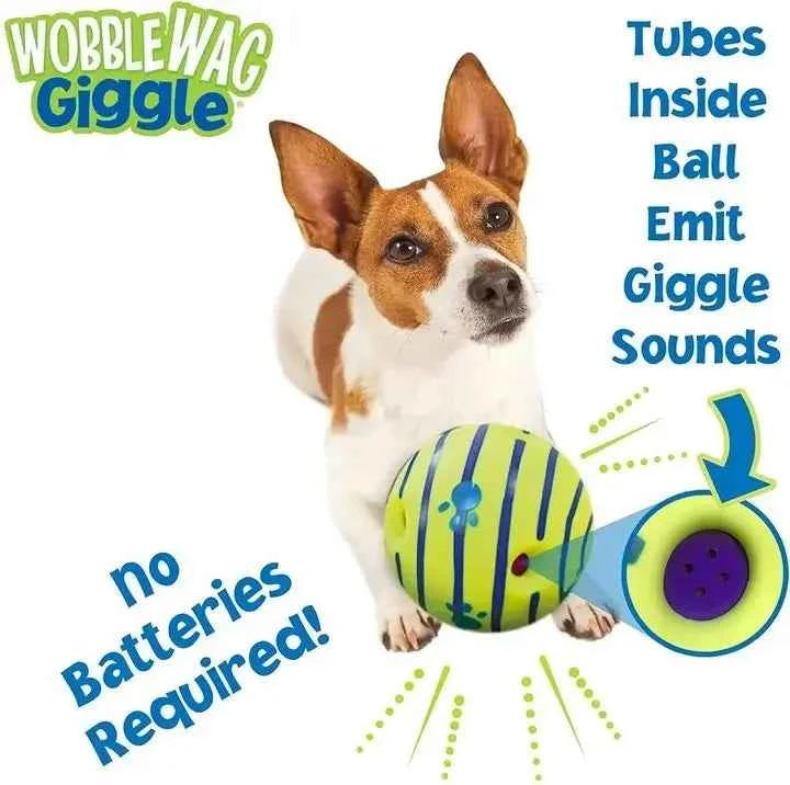 Interactive Giggle Ball for Dogs – Fun Pet Toy for Stimulating Play and IQ Training