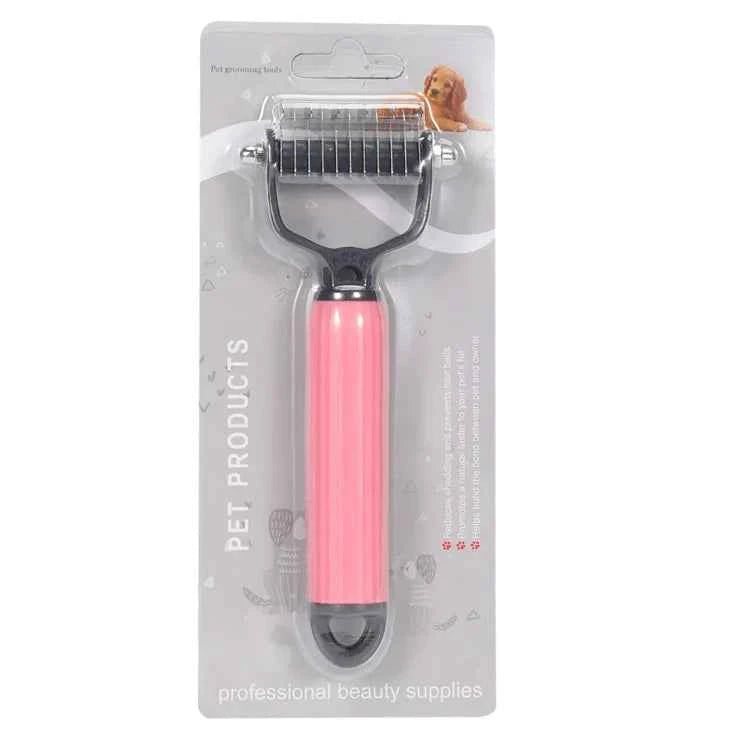 Ultimate Pet Detangling Comb for Dogs – Effortless Grooming with Dual-Sided Stainless Steel Blades