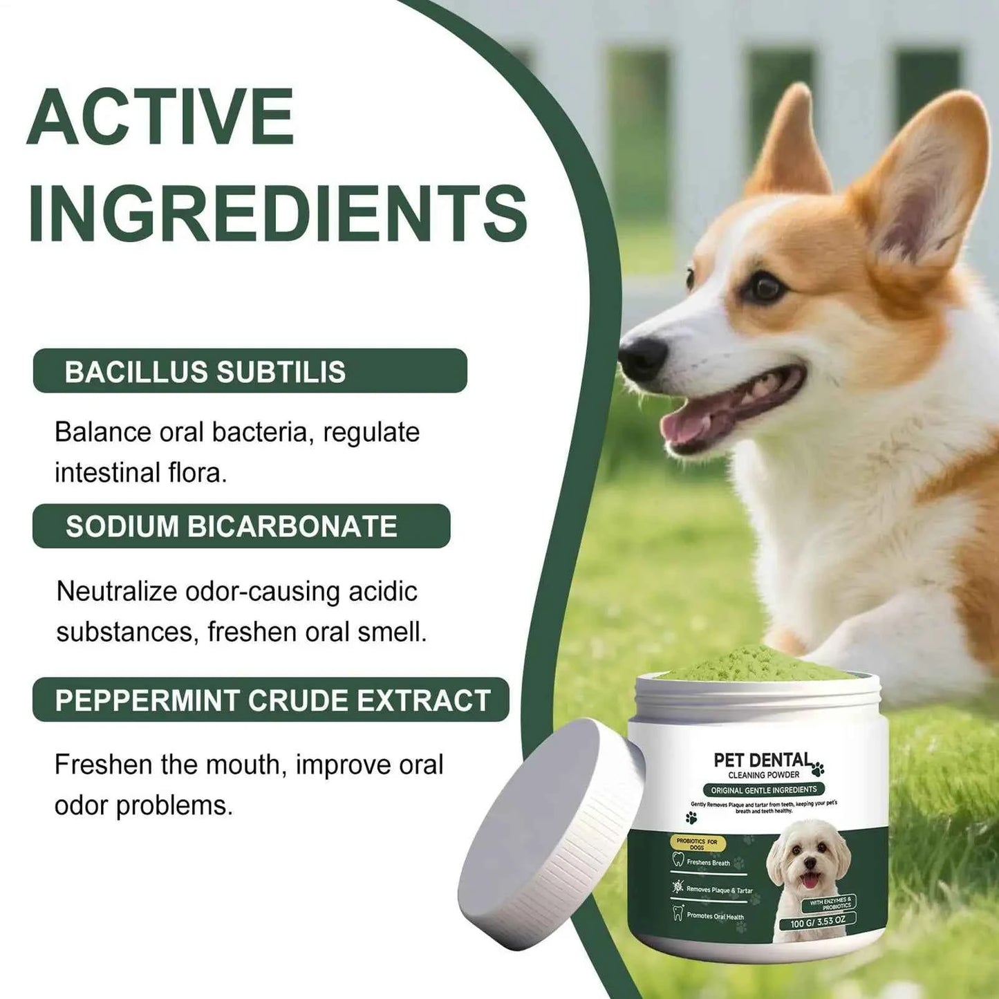 Revolutionize Your Dog's Dental Health with Our Premium Dog Dental Care Powder
