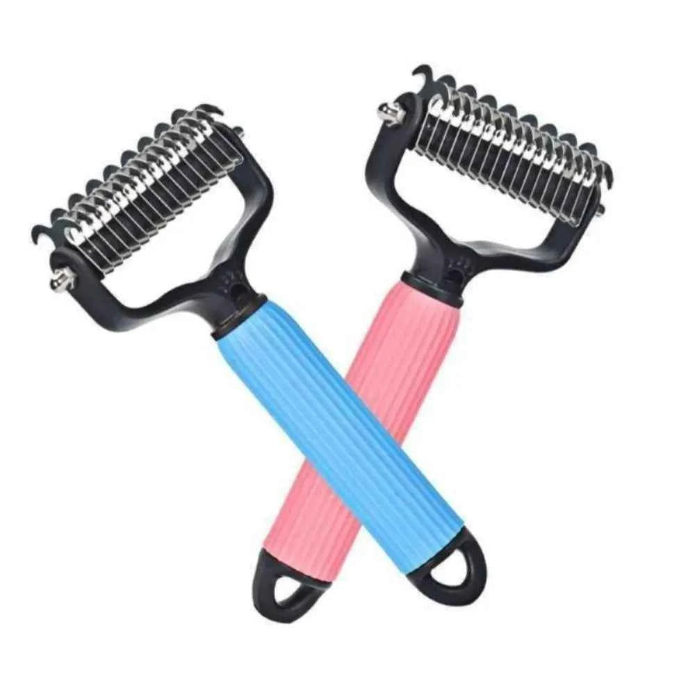 Ultimate Pet Detangling Comb for Dogs – Effortless Grooming with Dual-Sided Stainless Steel Blades