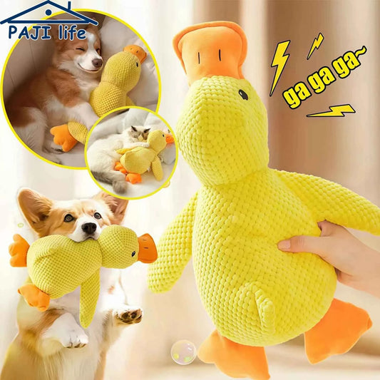 Durable Plush Duck Dog Toy – Quacking Fun for All Dogs