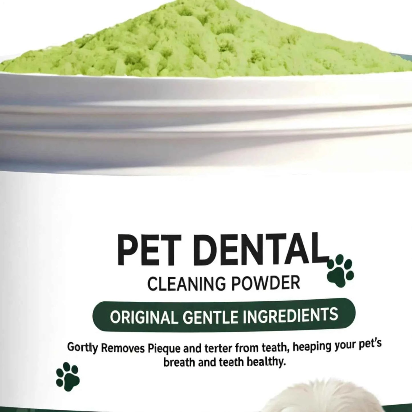 Dog Tooth Cleaning Powder - Effortless Dental Care for Happy, Healthy Pets