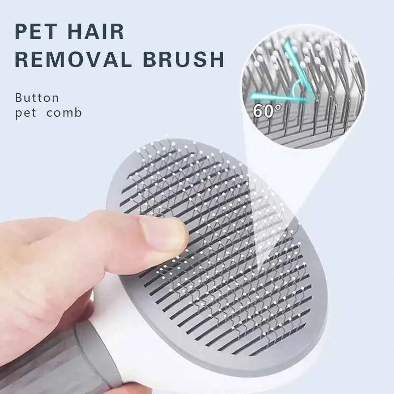 Self Cleaning Pet Dog Brush – Effortless Grooming for Happy Pets