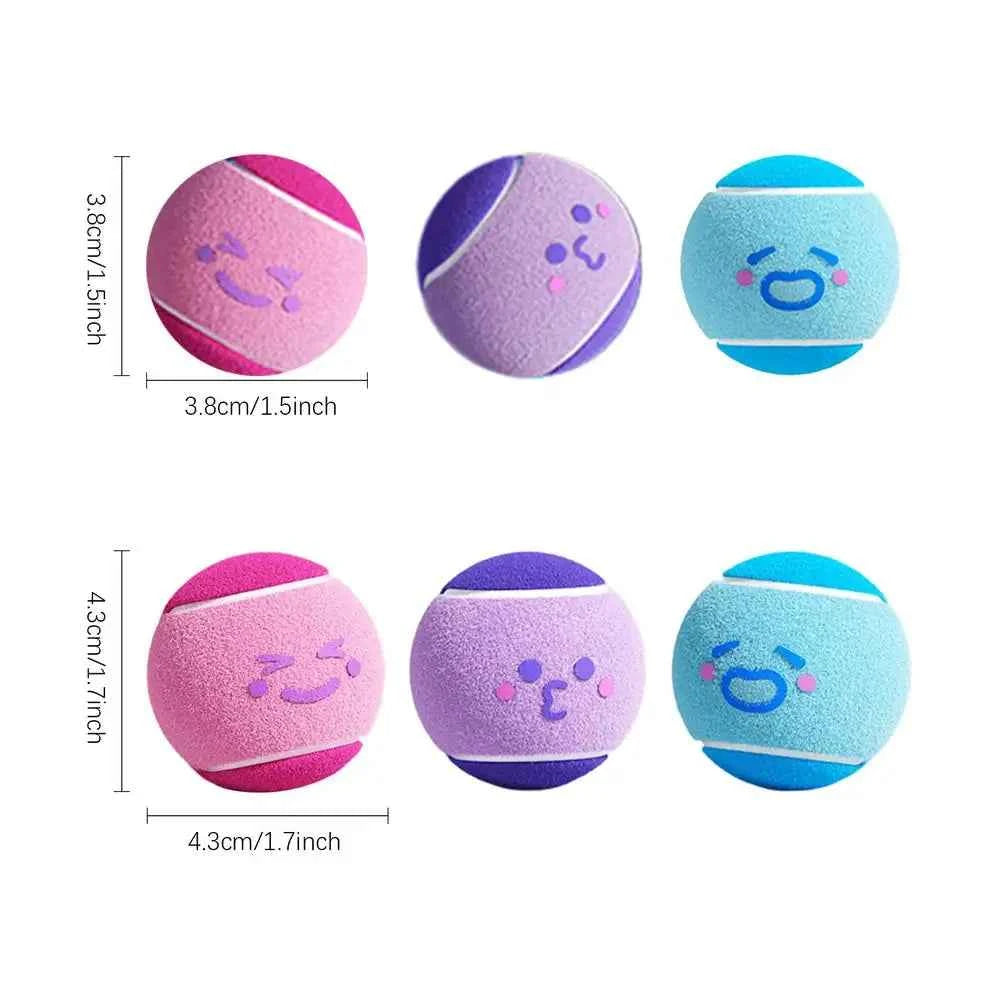 Dog Tennis Balls Set for Exercise - 6 Pack for Fetch and Play