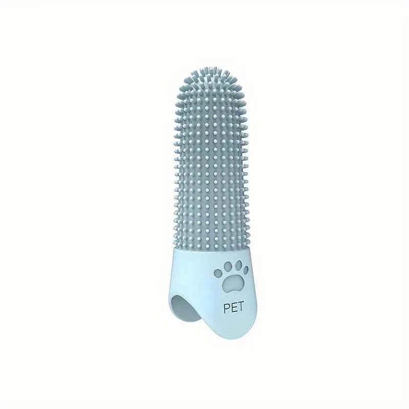Soft Silicone Dog Toothbrush - 360° Finger Brush for Healthy Teeth and Gums