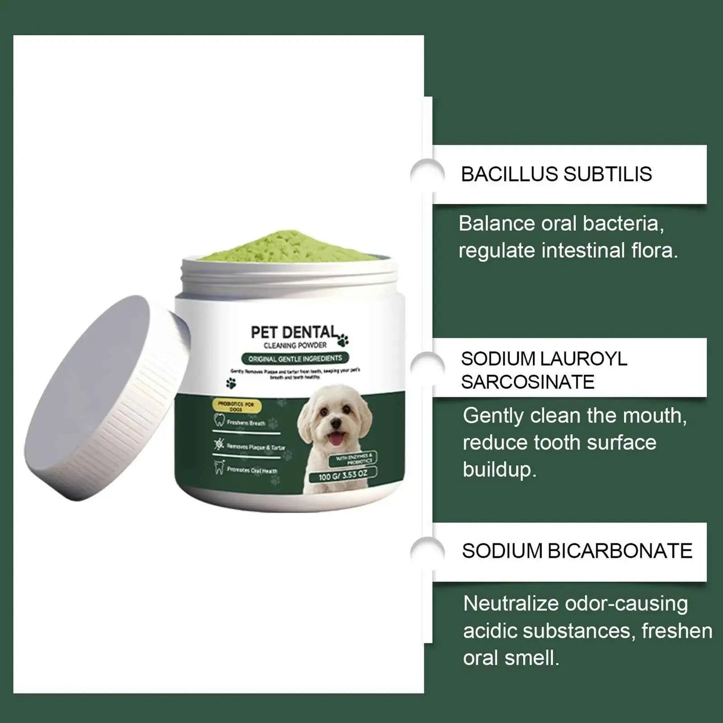 Revolutionize Your Dog's Dental Health with Our Premium Dog Dental Care Powder