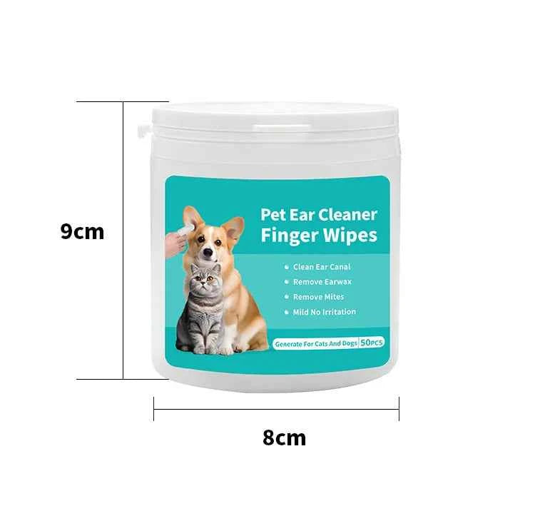 Dog Teeth Cleaning Wipes - Soft, Disposable Oral Care for Happy Pets