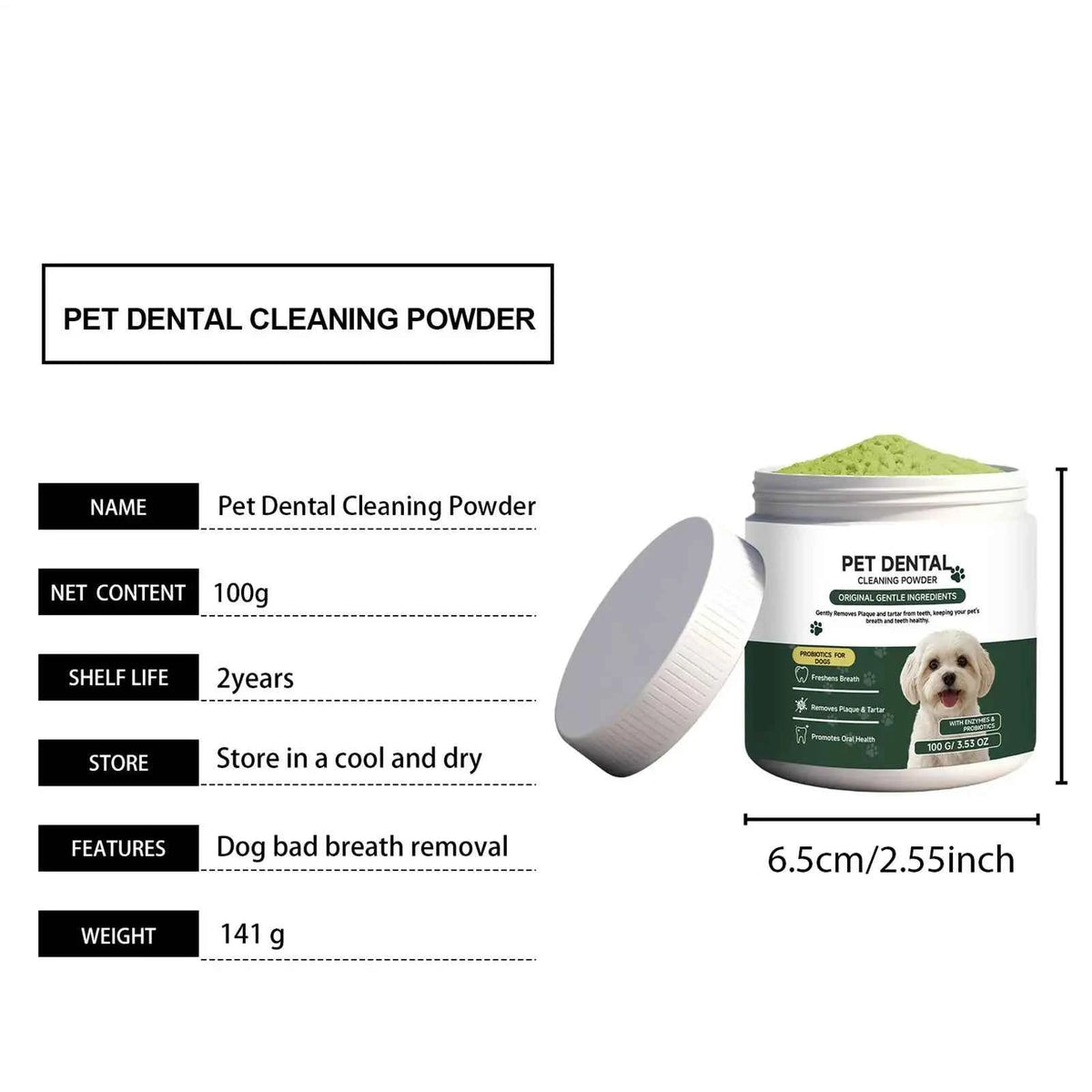 Revolutionize Your Dog's Dental Health with Our Premium Dog Dental Care Powder