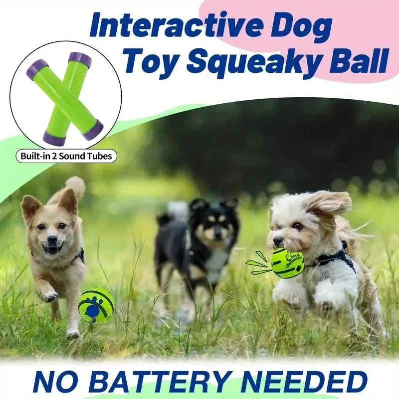 Interactive Giggle Ball for Dogs – Fun Pet Toy for Stimulating Play and IQ Training