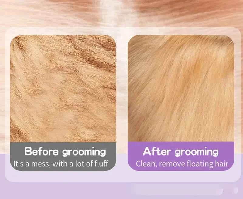 3-in-1 Pet Grooming Steamer Brush: Effortlessly Remove Tangles and Pamper Your Pet
